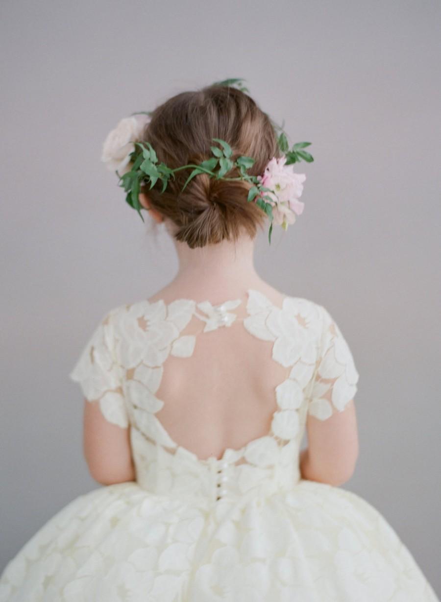 زفاف - SALE- The Annabelle Flower Girl Dress