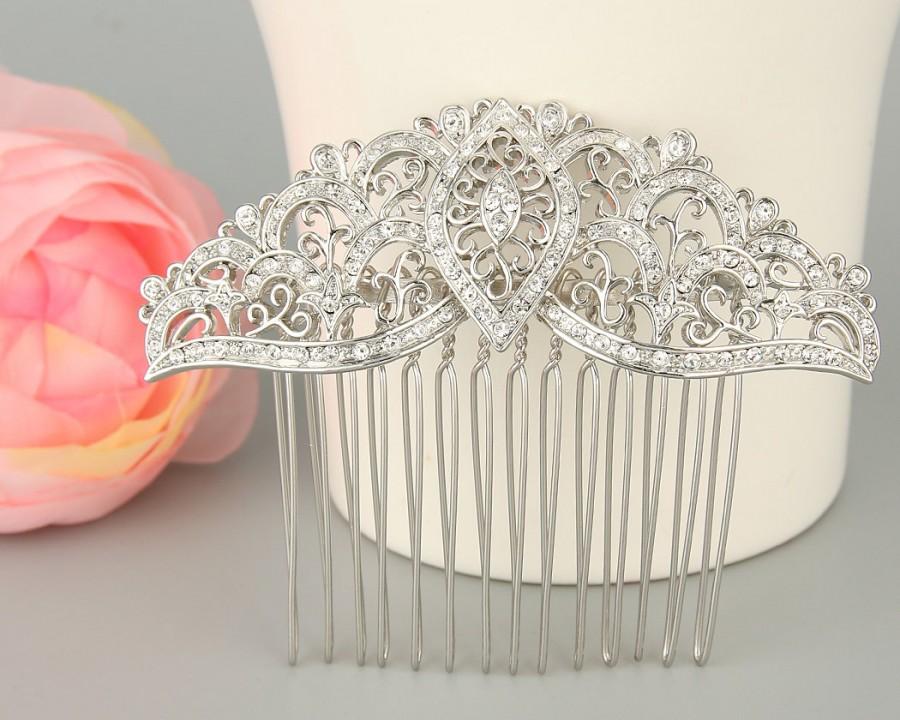 Mariage - bridal jewelry,bridal headpiece, Floral Bridal Hair Comb, bridal hair clip, bridal hair comb, Wedding Head Pieces, bridal hair piece-10121