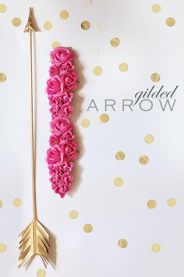Wedding - How To Make A Gilded Arrow