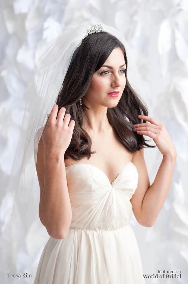Hochzeit - Tessa Kim 2015 Bridal Veils Collection