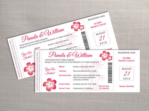 زفاف - DIY Printable Wedding Invitation Card Template 