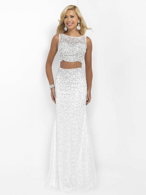 Mariage - Two Piece Prom Dress with Beading