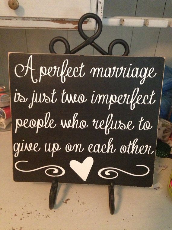 Mariage - Ready To Ship - A Perfect Marriage...wood Sign With Vinyl Lettering