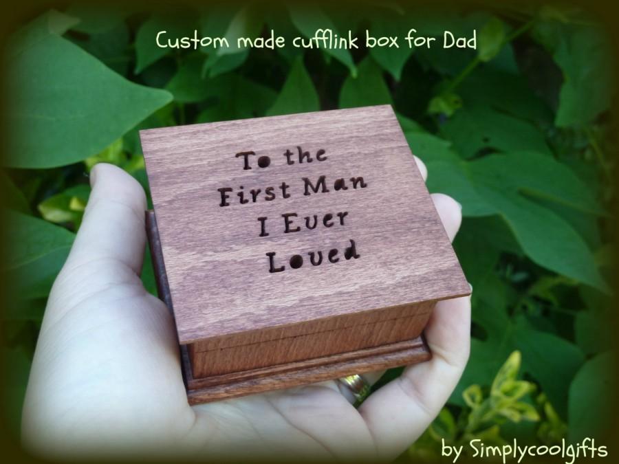 زفاف - cufflink box, jewelry box, wedding box, wedding ring box, father of the bride gift, cufflinks, wedding cufflinks, wedding gift box, custom