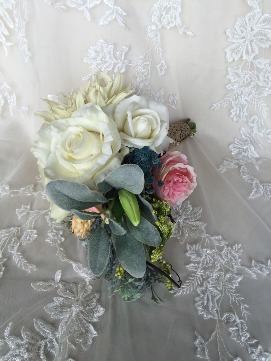 Hochzeit - Nature Bouquet - Peony Bouquet - Rose Bouquet - True Touch Bouquet - True Touch Rose Bouquet - Nature Bridal Bouquet - True Touch Peony