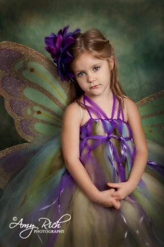 زفاف - Flower Girl Dress Purple Fairy Tutu Dress Baby - Girls 10