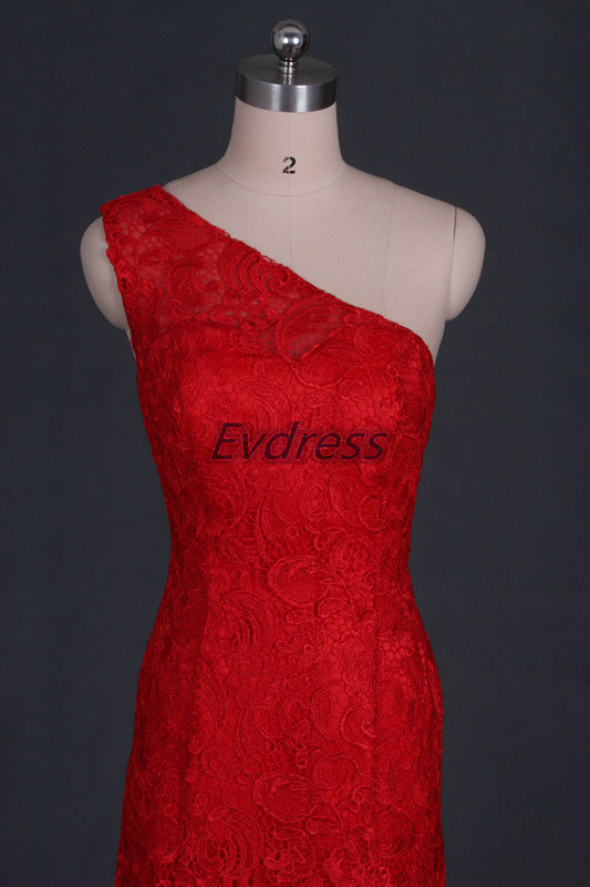 Свадьба - Latest red lace bridesmaid gowns hot,Chinese cheongsam wedding dresses,chic long women dress for prom party.