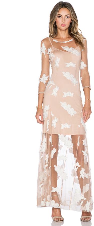Mariage - For Love & Lemons Orchid Maxi Dress