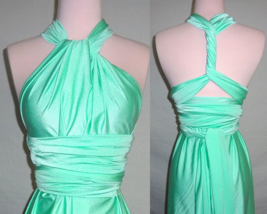 زفاف - Mint Green Convertible Dress...67 Colors... Bridesmaids, Wedding, Honeymoon, Tropical,  Vacation