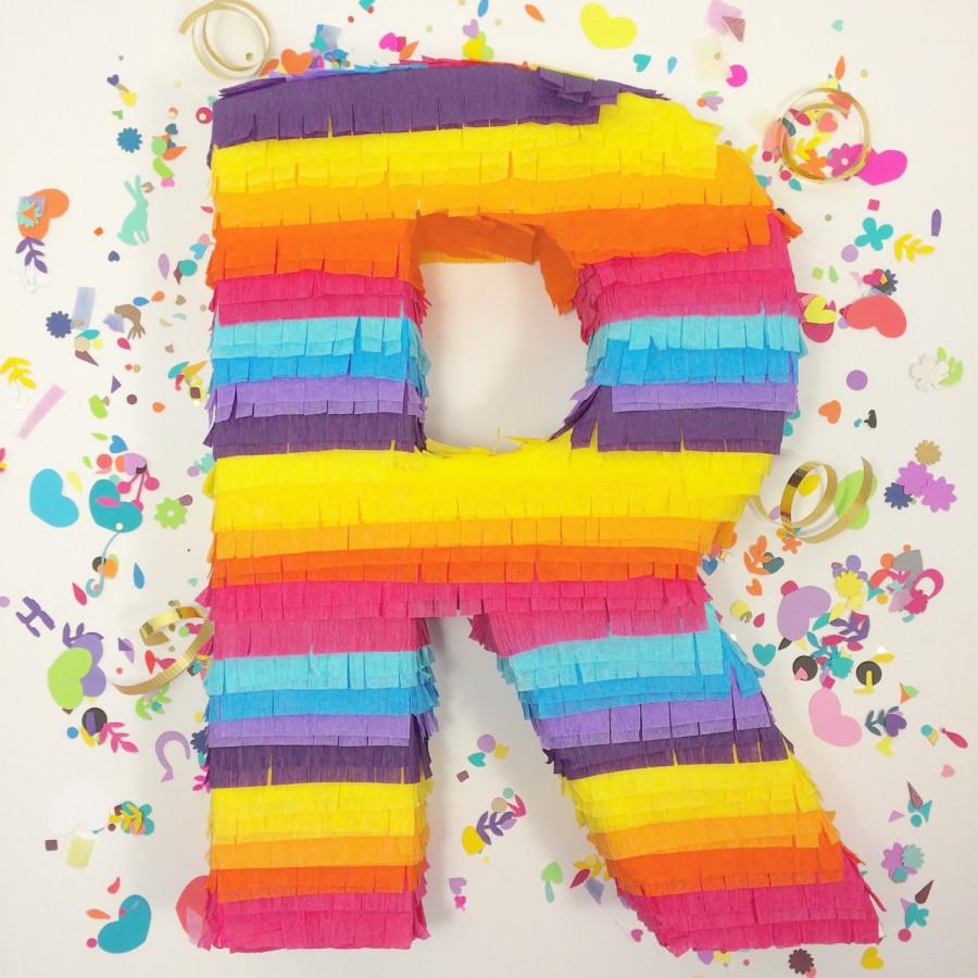 Mariage - Piñata Letters, Fringe Letters for Weddings, Baby Showers, Bridal Fiestas and more! Fiesta Party Decoration, Cinco de Mayo