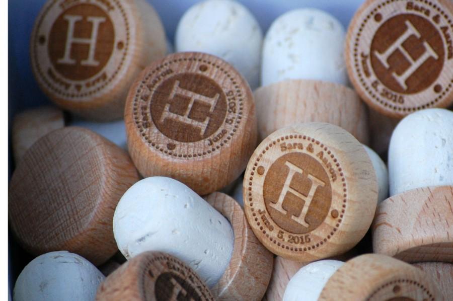 زفاف - Wedding Monogram, Custom Monogram, Wedding Logo, Wedding Initials, Wedding Reception Table Decor, Rustic Wedding Decor, Wooden Wine Corks