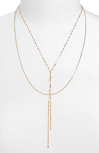 Hochzeit - Lana Jewelry 'Blake' Lariat Necklace