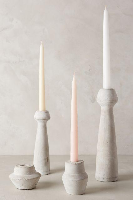 Wedding - Handpoured Cement Candle Holder