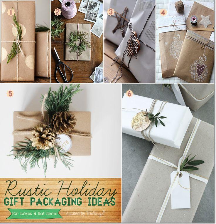 زفاف - Homemade Christmas Packaging Ideas With A Rustic Flair!