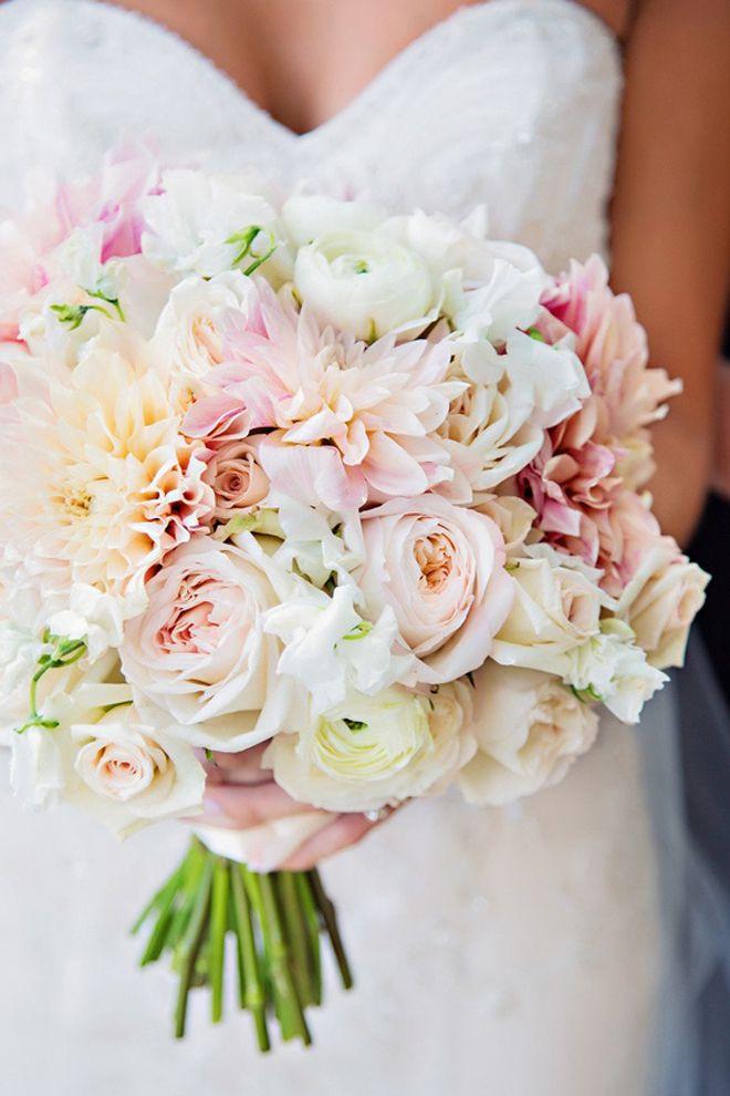 Mariage - Bouquet With Pale Pink And Peaches