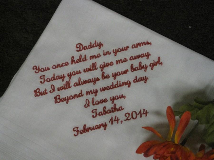 personalized handkerchief for dad