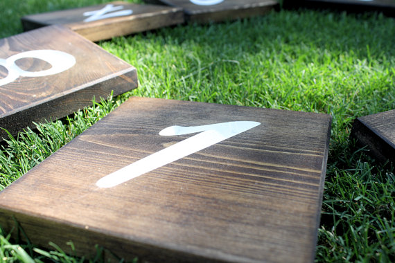 Wedding - Rustic Wooden Wedding Table Numbers, Table Number Wedding, Rustic Table Number - Single Wedding Table Number