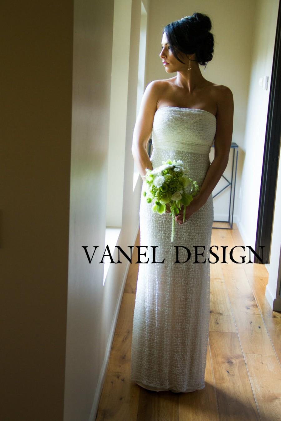 Hochzeit - Long Lace Bridesmaid Dress, Convertible Dress, Infinity Dress, Elegant Party Dress, Prom Dress, Formal Dress, Mermaid Dress, Peakaboo Back
