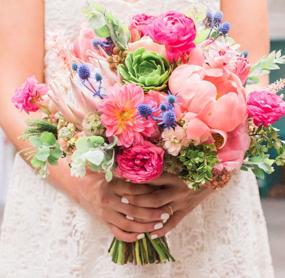 Hochzeit - Summer Bridal Bouquet 