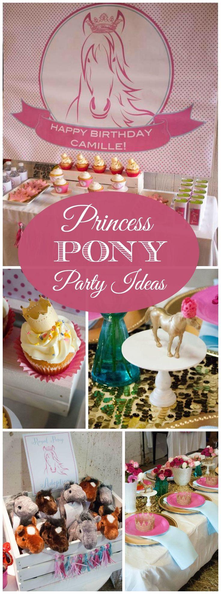 Mariage - Ponies / Birthday "A Royal Pony Party"