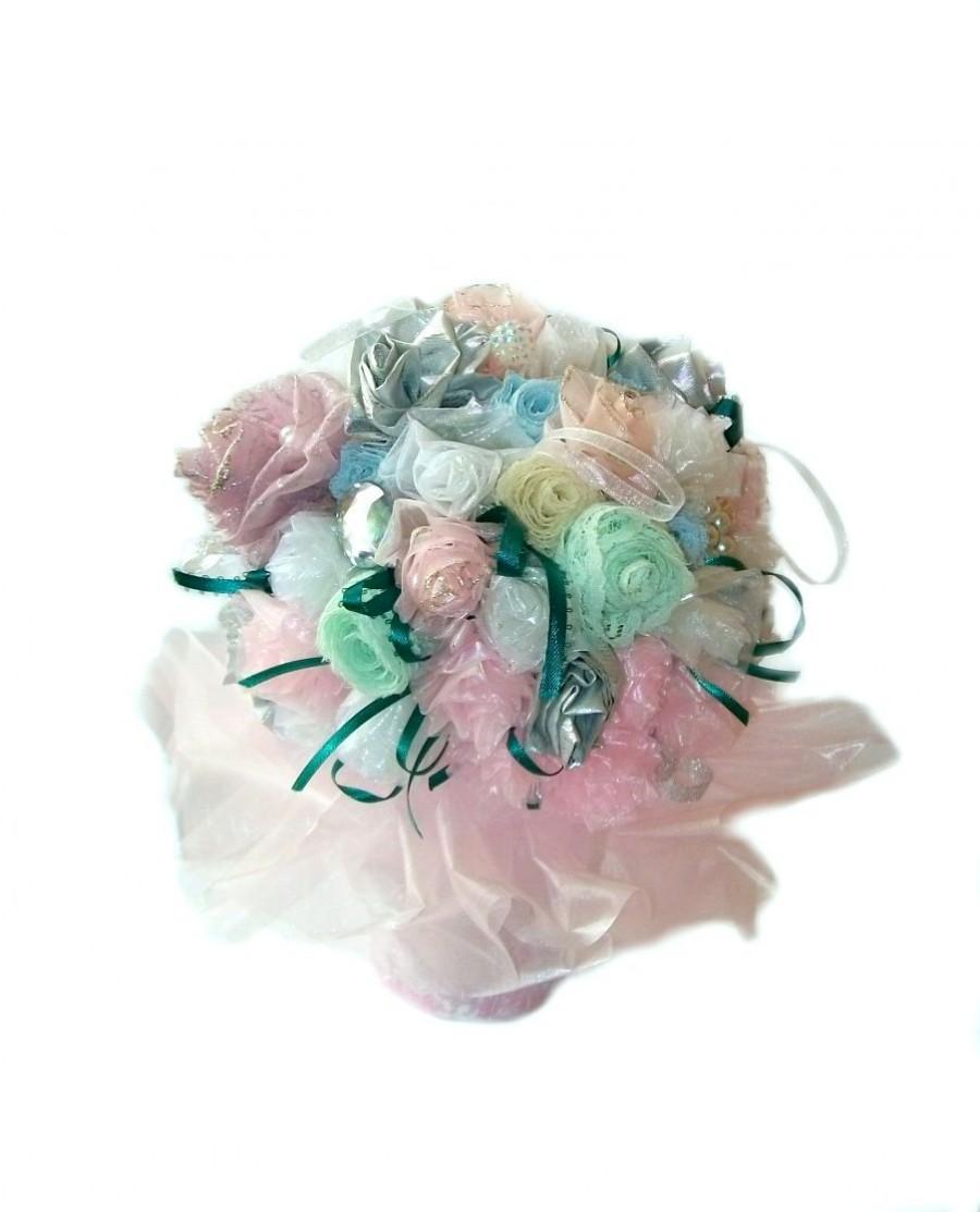 Свадьба - Handmade Multicolored Flowers Bouquet Wedding Accessories bridal party  Anniversary Birthday Party Home Decoration