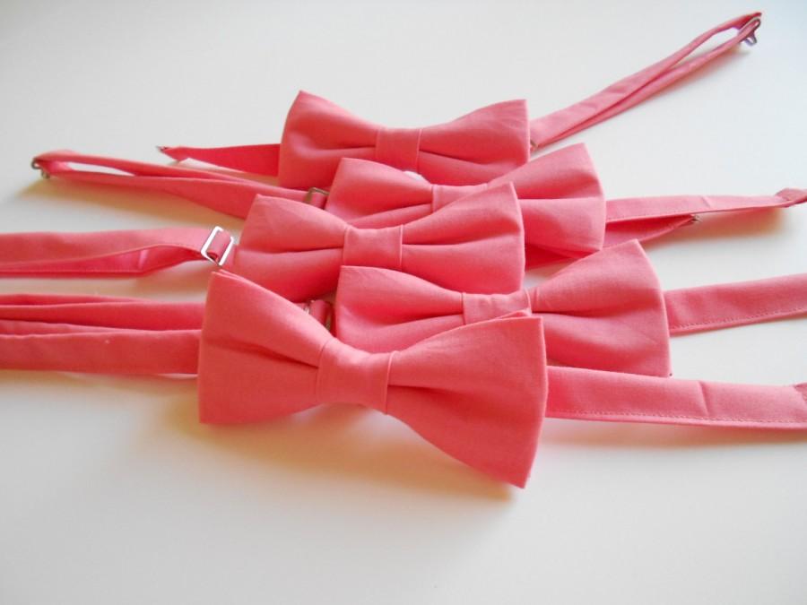Mariage - Coral Bowtie - Men's, Teen, Youth