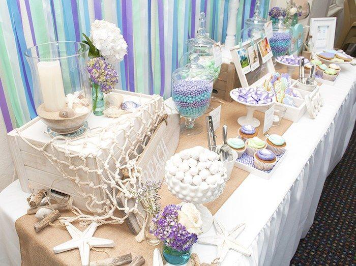 Mariage - Beach Themed Engagement Party {Planning, Ideas, Decor, Idea}