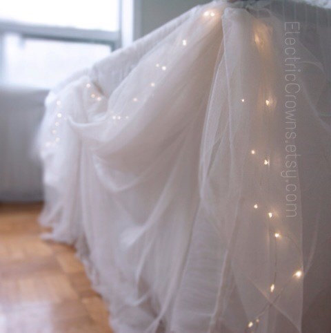 Свадьба - 6-12 Sets, 19ft Wedding lights Starry string lights Wedding decor Wedding table lights Winter Wonderland White Leds Battery Operated