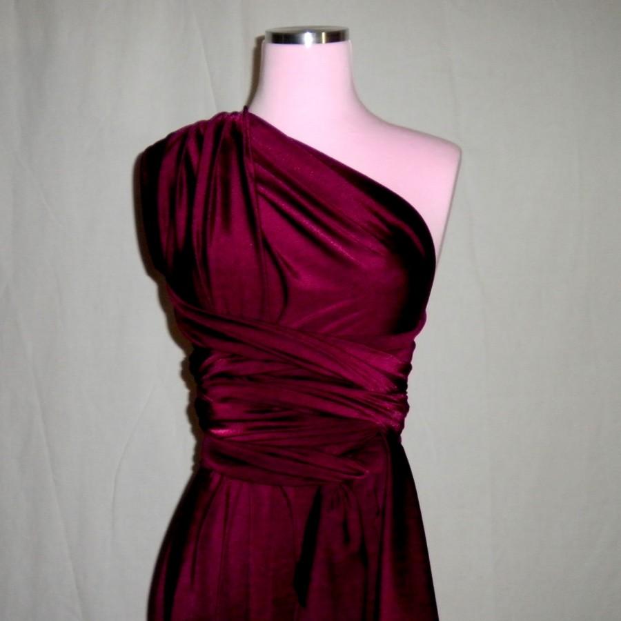 Hochzeit - Marsala Wine Infinity Convertible Dress...Bridesmaids, Weddings, Special Occasion, Honeymoon ... 67 Colors Available