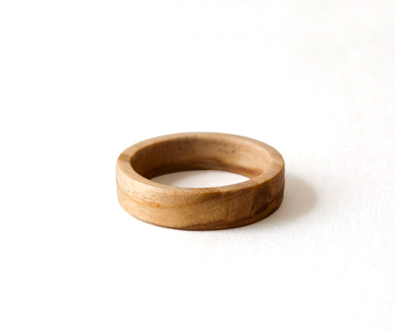 Mariage - Olive Wood Ring, Olive Wood Band, Women Wedding Band, Olive Ring, Wood Ring, Wedding Men Ring, Wood Wedding Jewelry, Olive Jewelry