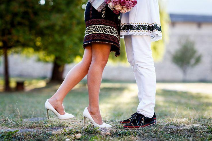 Wedding - Traditional Romania Engagement Photos - The SnapKnot Blog
