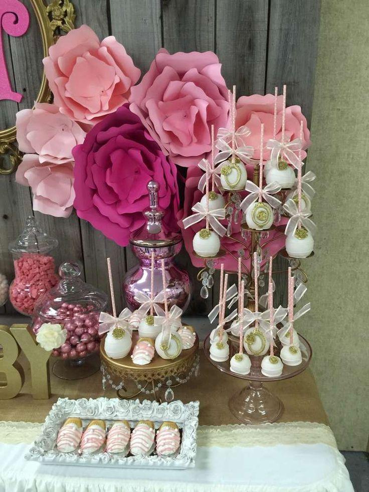 Hochzeit - It's A Girl Baby Shower Party Ideas