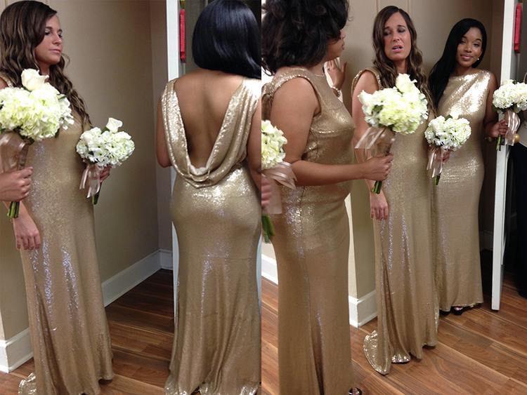 Свадьба - Sequin Bridesmaid Dress