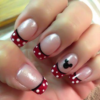 Свадьба - 9 Simple Disney Nail Art Designs