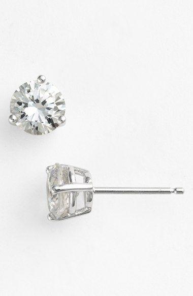 Mariage - Nordstrom Boxed Round 2ct Tw Cubic Zirconia Earrings