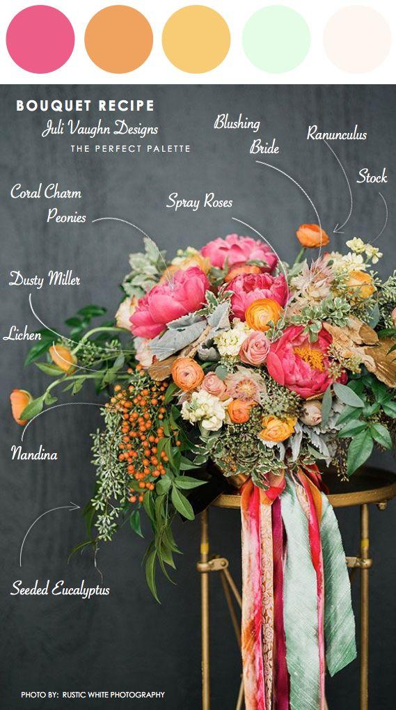 Hochzeit - Bouquet Recipe: Juli Vaughn Designs