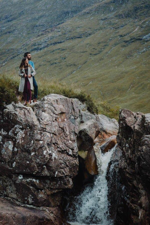 زفاف - Earthy Fall Engagement Photos At Loch Etive In Scotland