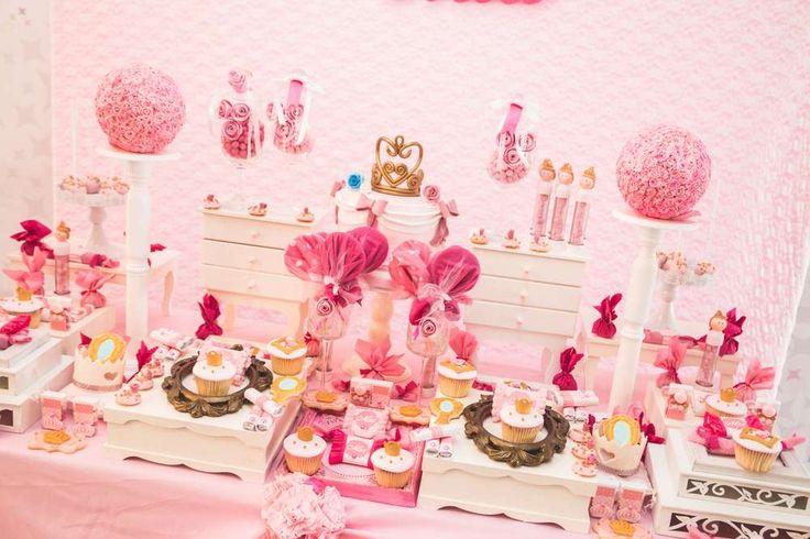 Свадьба - Princess Mia Pink And Gold Birthday Party Ideas
