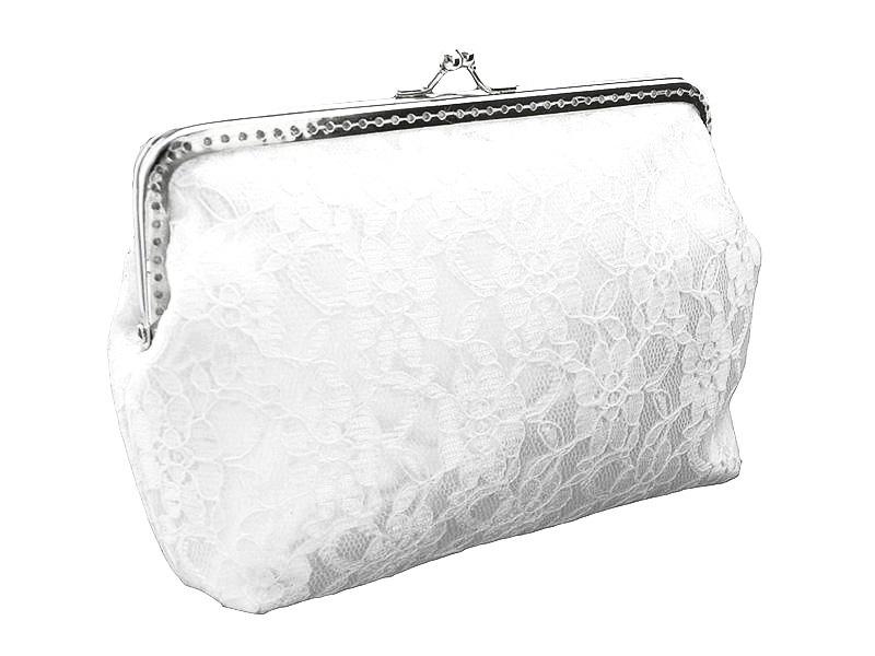 Hochzeit - bride white lace handbag, bridal lace clutch bag, womens white purse bag in wedding, formal, vintage style, bridesmaid clutch handbag 0415