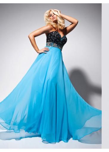 Mariage - Dark Blue Beautiful Cheap Formal Dresses