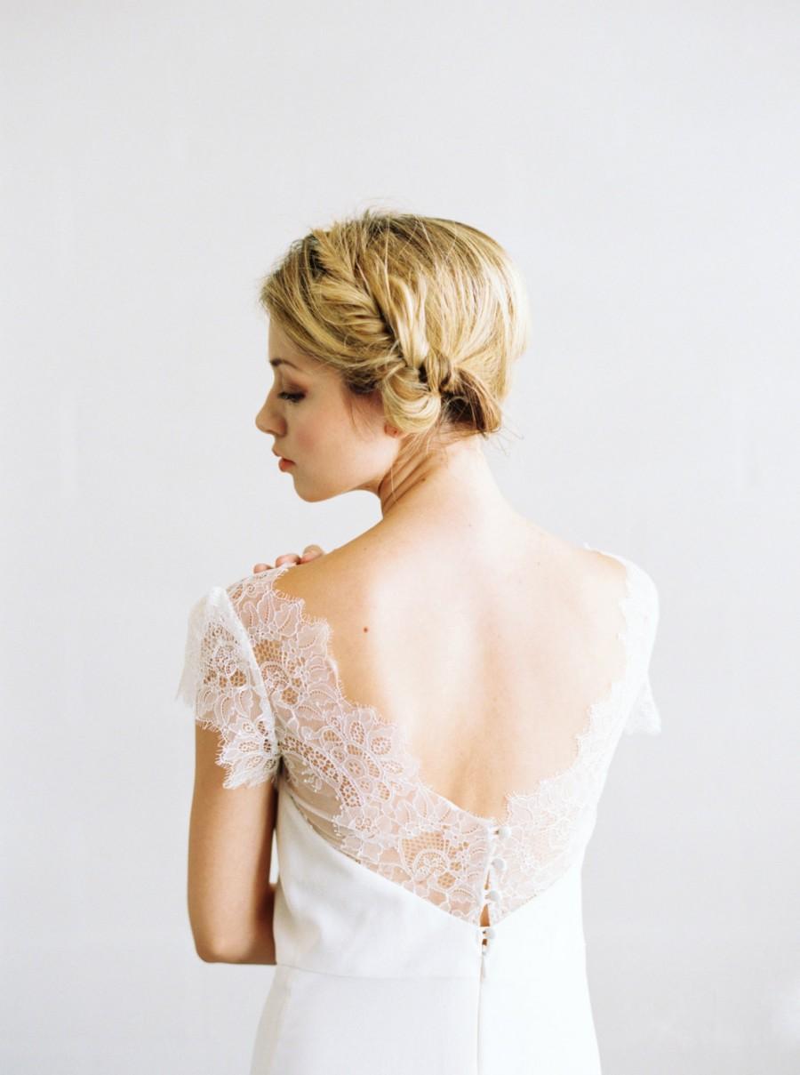 Hochzeit - Ella - Silk Crepe Wedding Dress