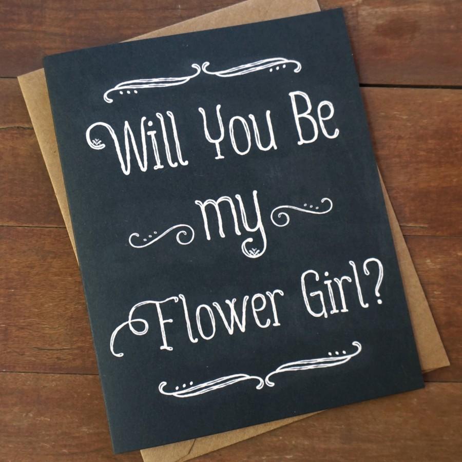 زفاف - Will You Be My Flower Girl Card Ask Flower Girl Invitation Flower Girl Gift Flowergirl Flower Girl Ideas - Also Will you be my Ringbearer