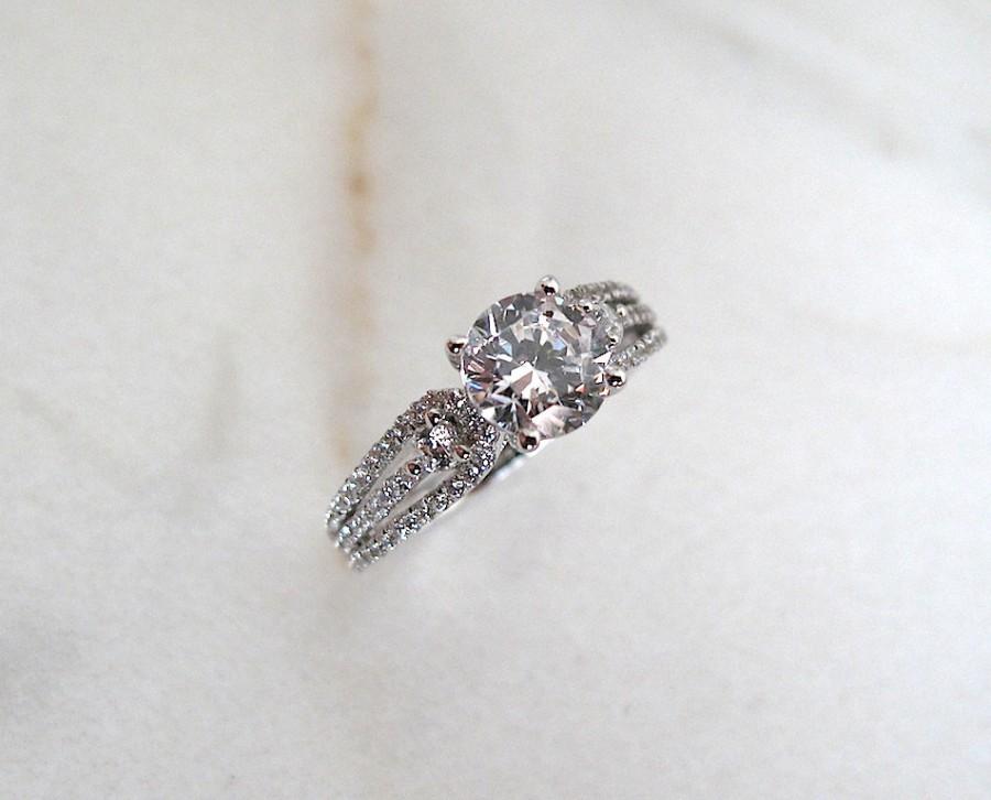 زفاف - AmourJewellery - Fine Handcrafted Engagement Ring; Style RB0025; 14K Gold