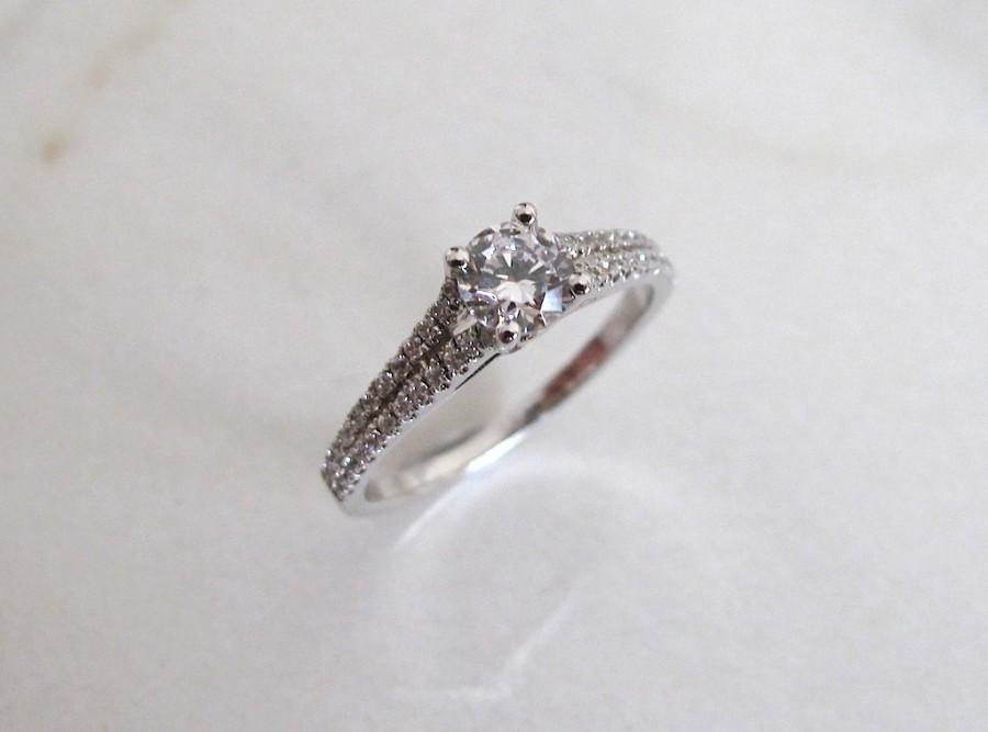 زفاف - AmourJewellery - Fine Handcrafted Engagement Ring; Style RB0205; 14K Gold