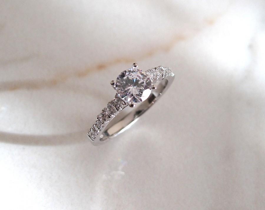 زفاف - AmourJewellery - Fine Handcrafted Engagement Ring; Style RB0076; 14K Gold