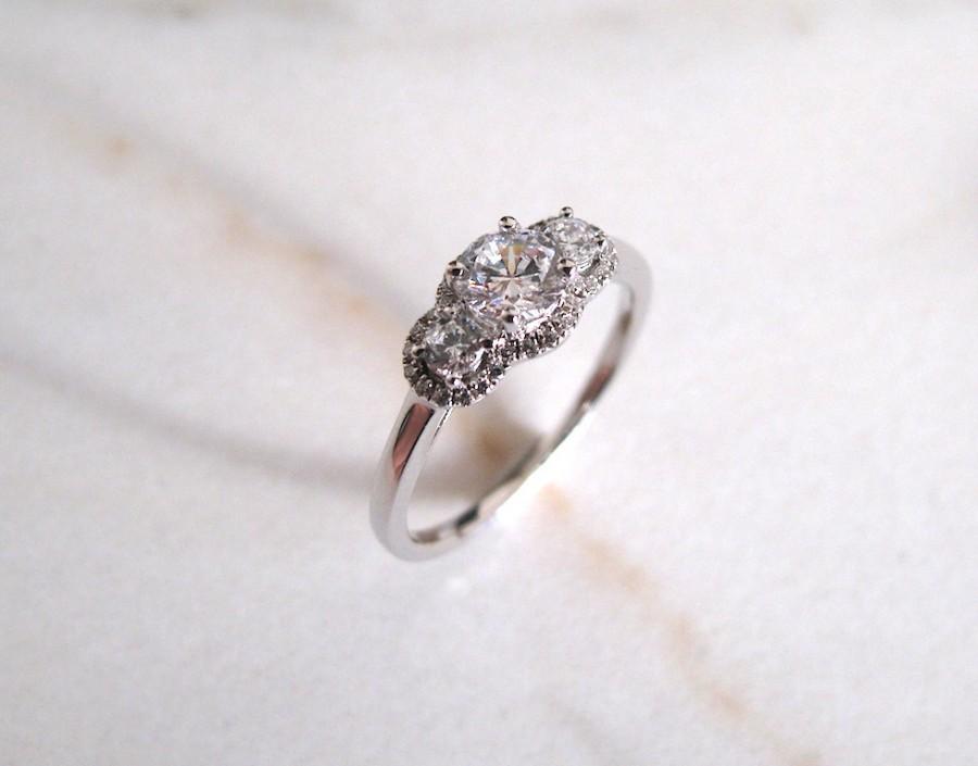 زفاف - AmourJewellery - Fine Handcrafted Engagement Ring; Style RB0217; 14K Gold