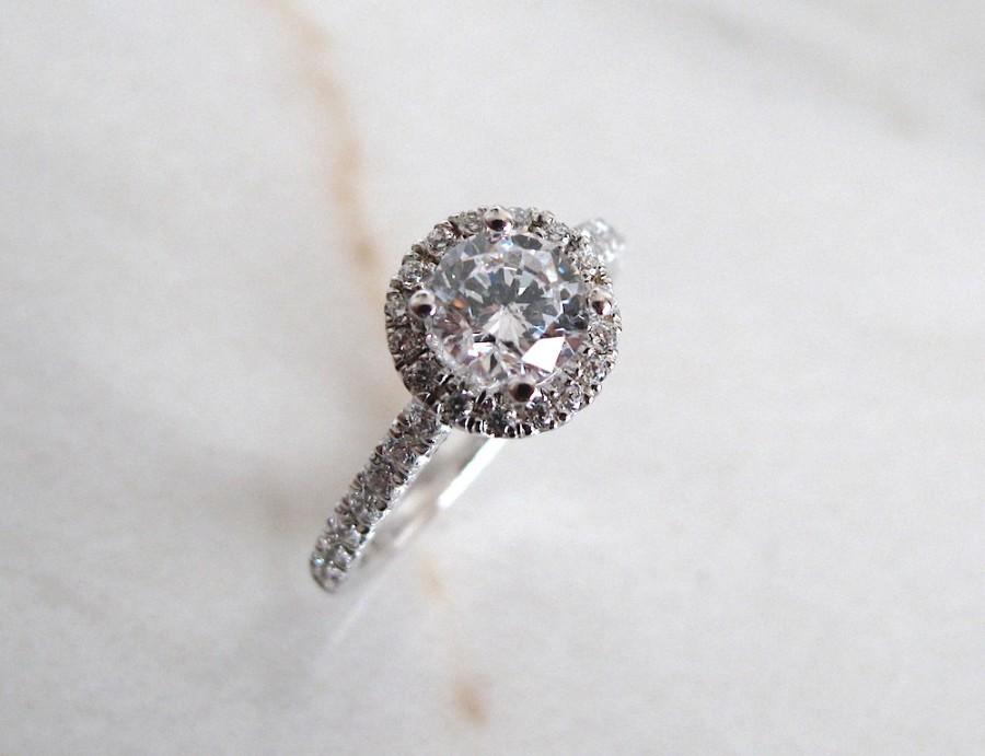 زفاف - AmourJewellery - Fine Handcrafted Engagement Ring; Style RB0001-A; 14K Gold