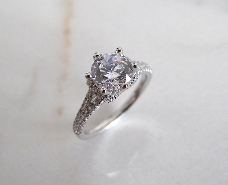 زفاف - AmourJewellery - Fine Handcrafted Engagement Ring; Style RB0059; 14K Gold