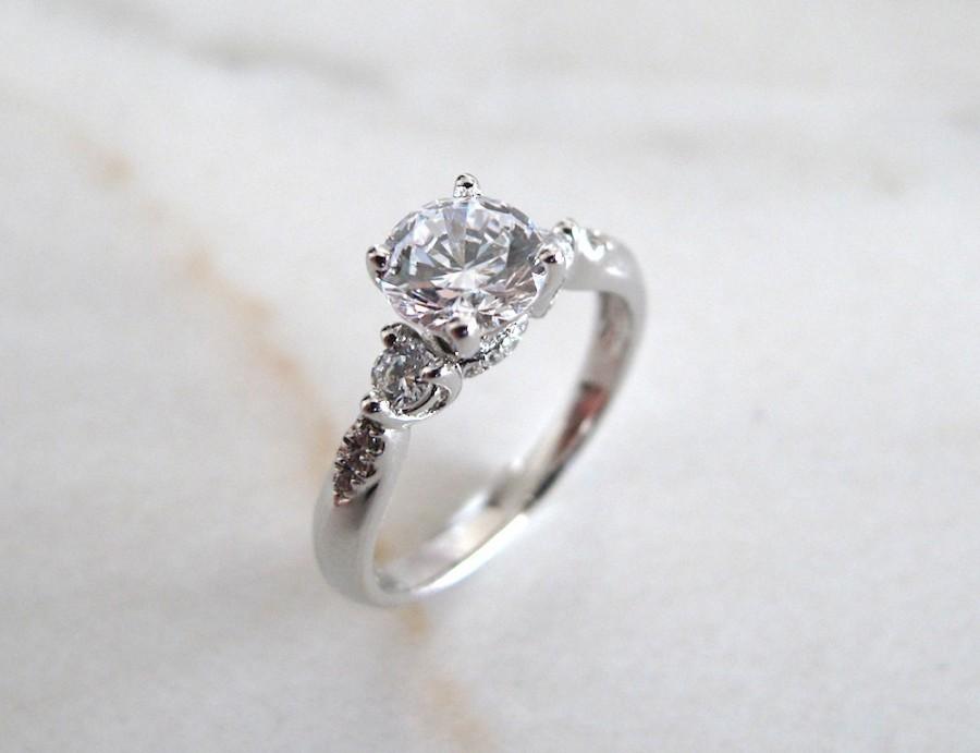 زفاف - AmourJewellery - Fine Handcrafted Engagement Ring; Style RB0215; 14K Gold