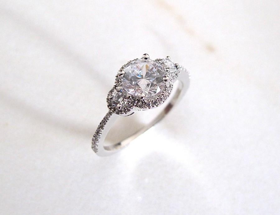 زفاف - AmourJewellery - Fine Handcrafted Engagement Ring; Style RB0067; 14K Gold